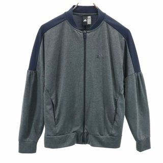 アディダス(adidas)のアディダス トレーニング テロテロボンバー ジャケット M グレー系 adidas ジャージ レディース 古着 【240422】(トレーニング用品)