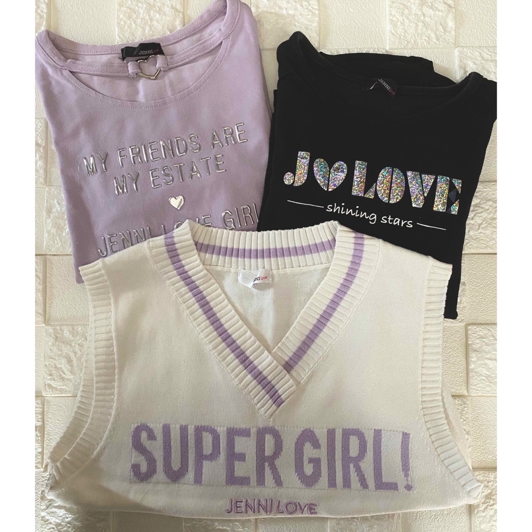 JENNI(ジェニィ)の星☆様専用☆JENNI3点セット☆ キッズ/ベビー/マタニティのキッズ服女の子用(90cm~)(Tシャツ/カットソー)の商品写真