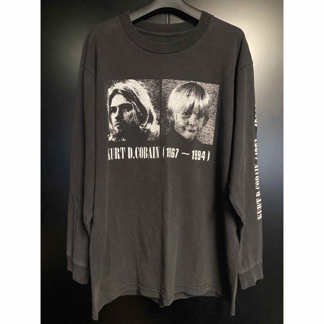 激レア90'S KURT COBAIN 気持ち良かっ 追悼ロンTシャツ NIRVANA 激レア90'S KURT COBAIN 気持ち良かっ 追悼ロンTシャツ NIRVANA