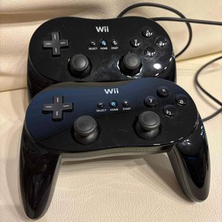 ウィー(Wii)のwii クラシックコントローラー　２個セット(その他)