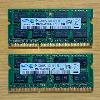 サムスン(SAMSUNG)の2GB メモリ 2枚 (4GB)(PCパーツ)