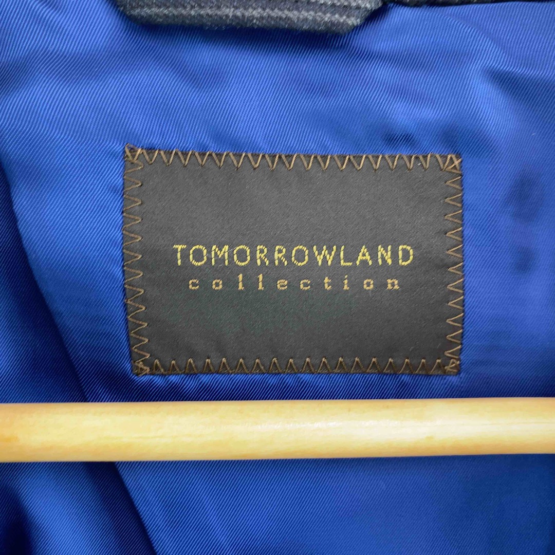 TOMORROWLAND(トゥモローランド)のTOMORROWLAND トゥモローランド レディース セットアップ テーラードジャケット カジュアルパンツ ピンストライプ チャコール レディースのジャケット/アウター(その他)の商品写真