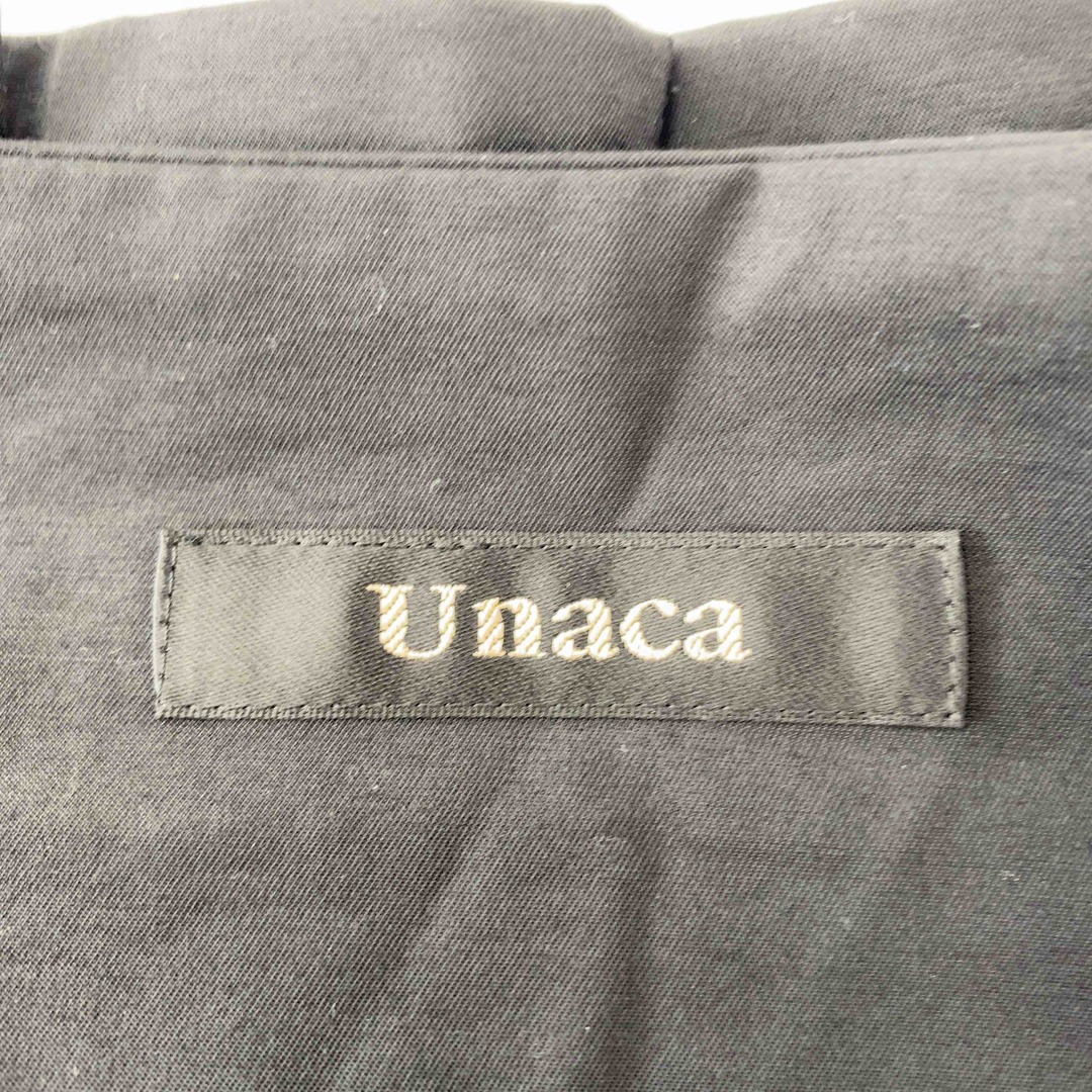 Unaca(アナカ)のUnaca アナカ レディース ひざ丈スカート 黒色 tk レディースのスカート(ロングスカート)の商品写真