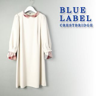 ブルーレーベルクレストブリッジ(BLUE LABEL CRESTBRIDGE)の936a 新品 ブルーレーベル 美人百花コラボ ワンピース ドレス 38(ロングワンピース/マキシワンピース)