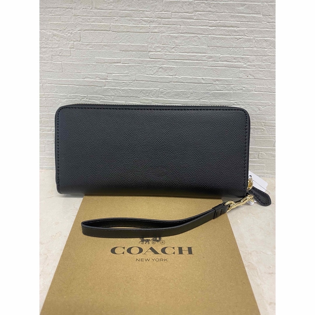 COACH(コーチ)の[新品未使用]✨COACH✨アラウンドジップ長財布　ストライプ付き✨ レディースのファッション小物(財布)の商品写真