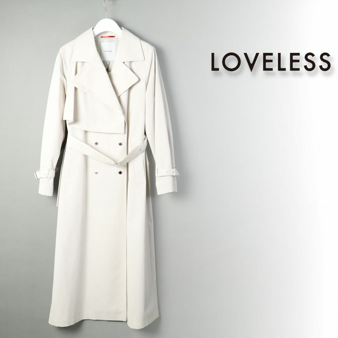 116新品 LOVELESS ラブレス レイヤード ライト トレンチコート 36 116新品 LOVELESS ラブレス レイヤード ライト トレンチコート 36