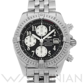 ブライトリング(BREITLING)の中古 ブライトリング BREITLING A156B21PA ブラック /シルバー メンズ 腕時計(腕時計(アナログ))