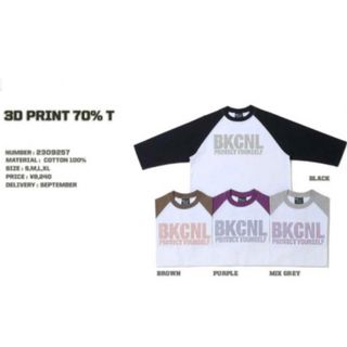 バックチャンネル(Back Channel)のBackChannel バックチャンネル ラグラン Tシャツ BKCNL(Tシャツ/カットソー(七分/長袖))