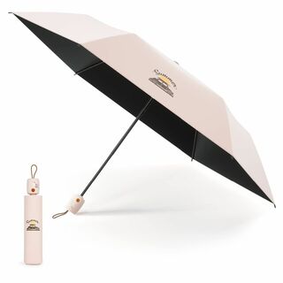 【色: ピンク】【2023新型】日傘 折りたたみ UVカット 遮光 自動開閉 日(その他)
