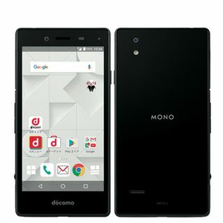 ゼットティーイー(ZTE)の【未使用】MO-01J MONO Black SIMフリー 本体 ドコモ スマホ  【送料無料】 mo01jbk10mtm(スマートフォン本体)