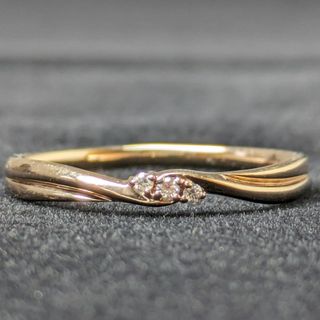 スタージュエリー(STAR JEWELRY)の888 スタージュエリーダイヤリングK10PGピンクゴールド0.02ct13号(リング(指輪))