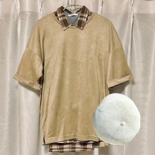 コムサイズム(COMME CA ISM)のシャツ 2枚 & 帽子（未使用品を含む）(Tシャツ(半袖/袖なし))