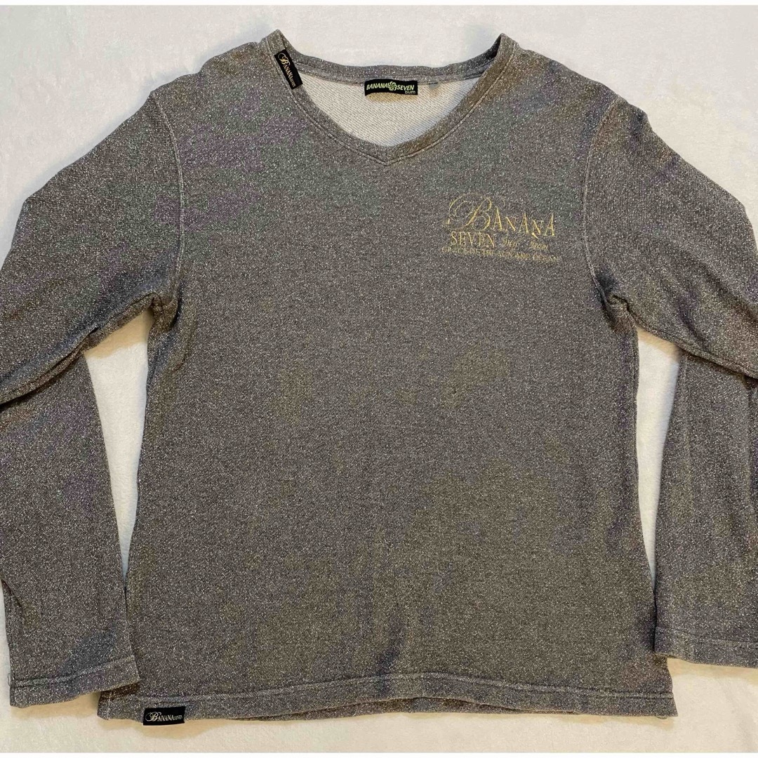 Archive(アーカイブ)の00s  archive  シルバーラメ　カットソー　y2k グランジ メンズのトップス(Tシャツ/カットソー(七分/長袖))の商品写真