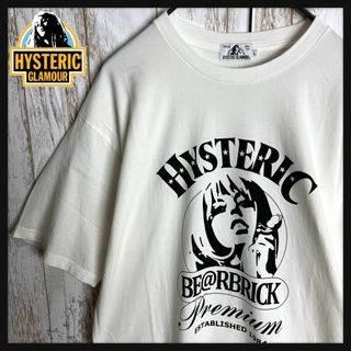 ヒステリックグラマー(HYSTERIC GLAMOUR)の【超希少】ヒステリックグラマー×ベアブリック☆ガール アーチロゴTシャツ 即完売(Tシャツ/カットソー(半袖/袖なし))