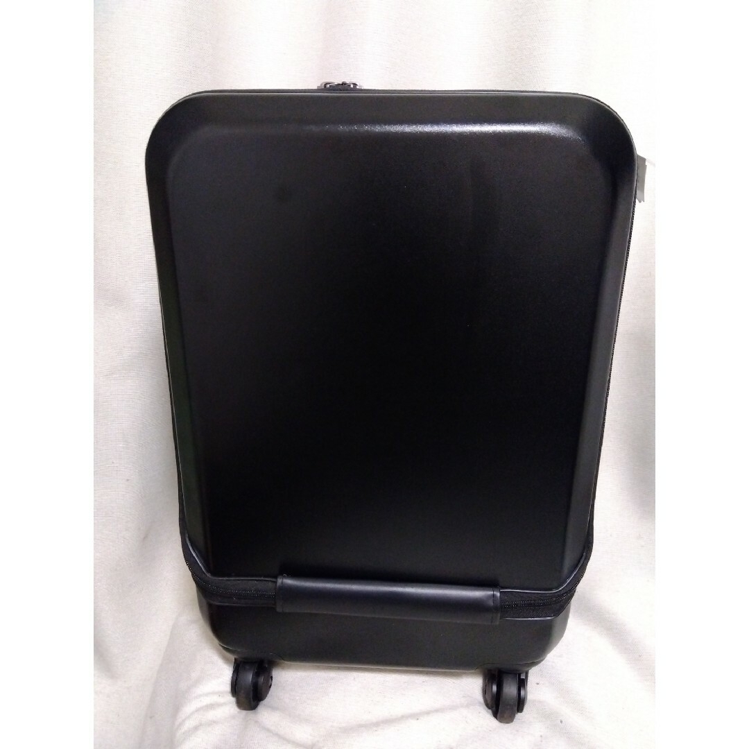 【新品・タグ付き】スーツケース フロントオープン 機内持ち込み TSAロック レディースのバッグ(スーツケース/キャリーバッグ)の商品写真