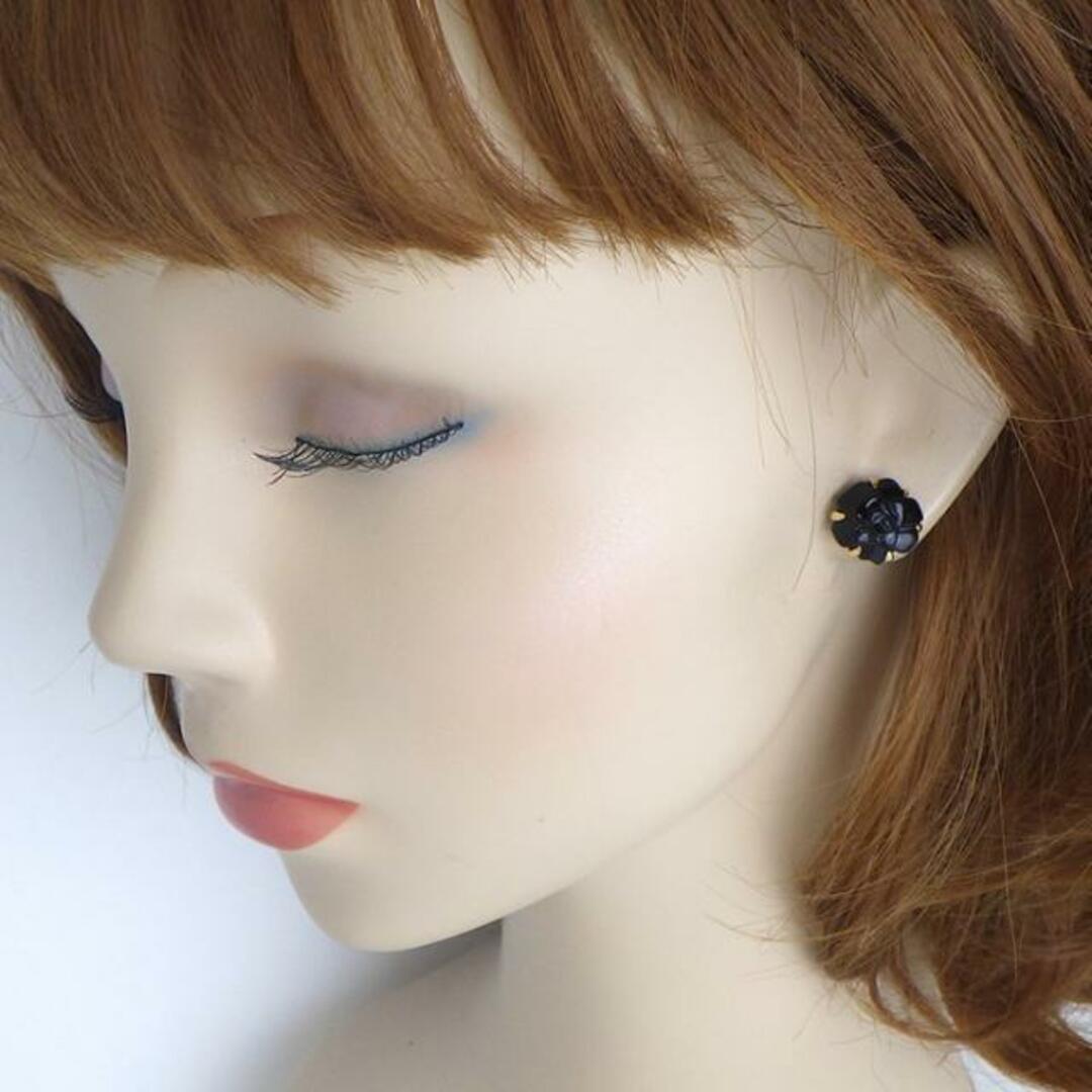CHANEL - シャネル CHANEL ピアス カメリア ブラック CHANEL - シャネル CHANEL ピアス カメリア ブラック
