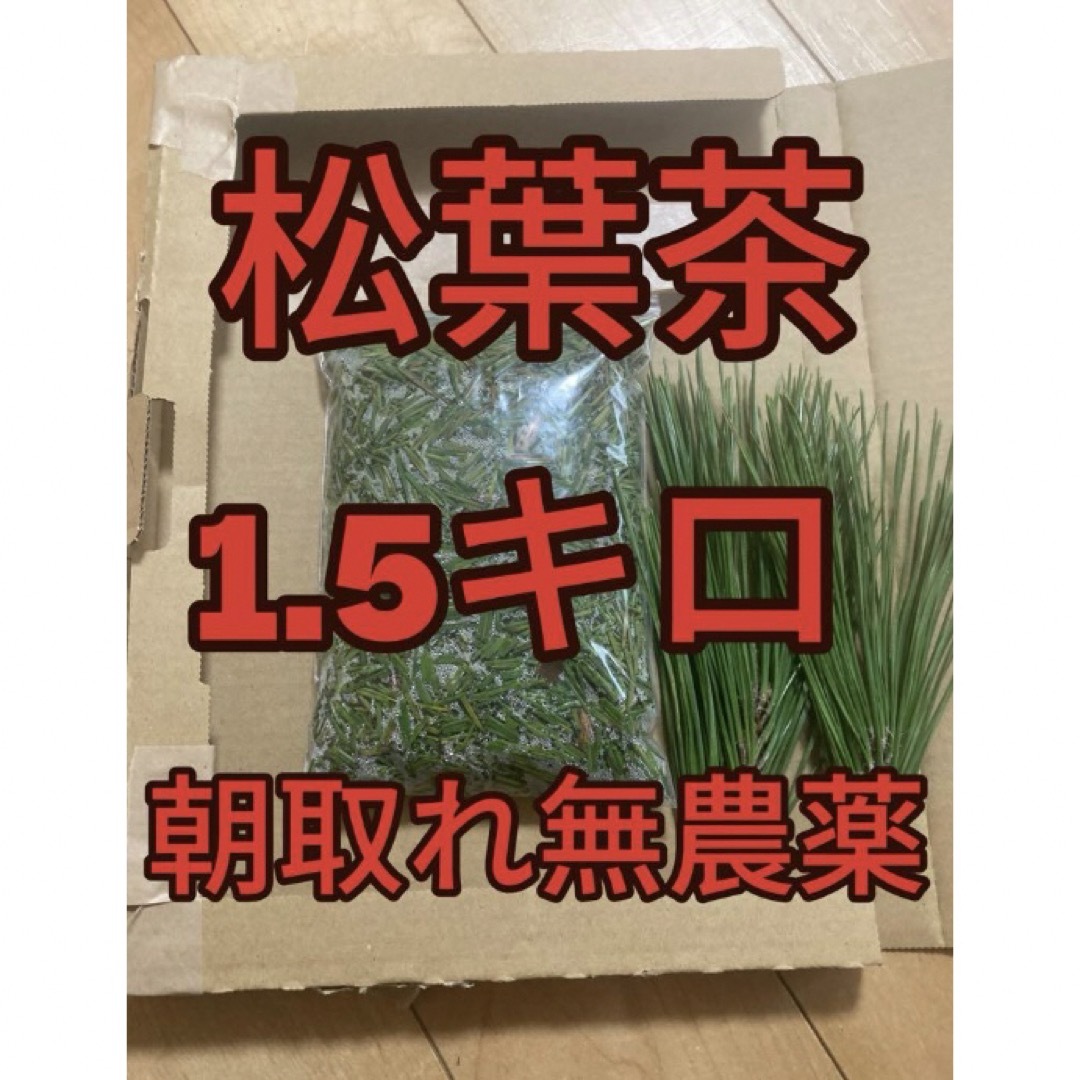 松葉茶　1500g 即購入可　即日発送　朝取れ　農薬：栽培期間中不使用 食品/飲料/酒の食品(野菜)の商品写真