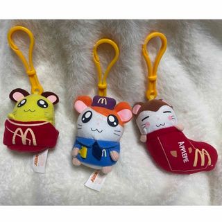 マクドナルド - 【レア商品】とっとこハム太郎　ぬいぐるみ3点セット