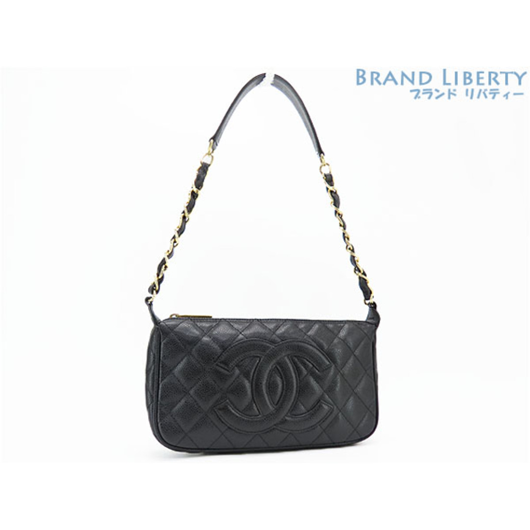 CHANEL - 超美品シャネルマトラッセココマークキャビアスキンチェーン CHANEL - 超美品シャネルマトラッセココマークキャビアスキンチェーン