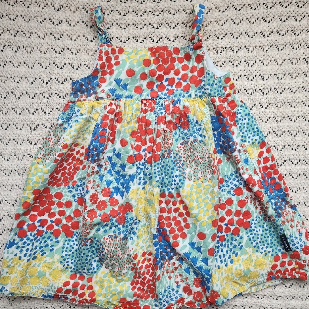 marimekko(マリメッコ)のMarimekko●キャミワンピ2y92cm キッズ/ベビー/マタニティのキッズ服女の子用(90cm~)(ワンピース)の商品写真