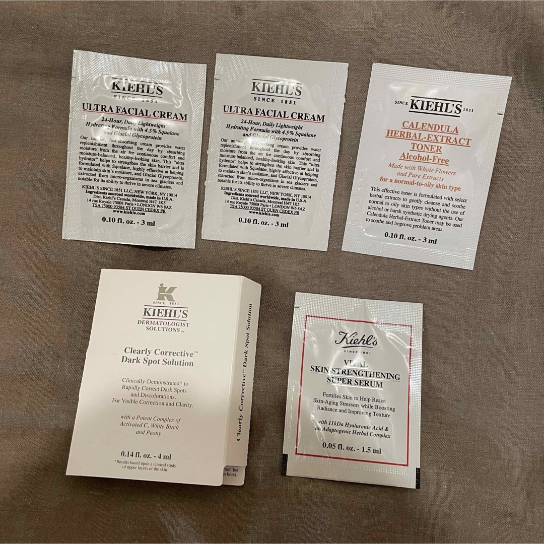 Kiehl's(キールズ)のキールズ スキンケア サンプル 試供品 コスメ/美容のキット/セット(サンプル/トライアルキット)の商品写真