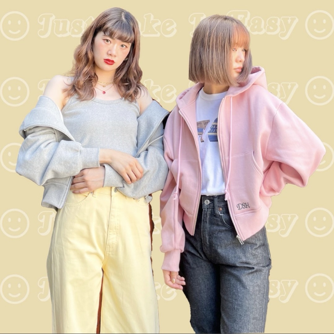 dear sister hood Easygirlysweatset ホワイト レディースのトップス(トレーナー/スウェット)の商品写真