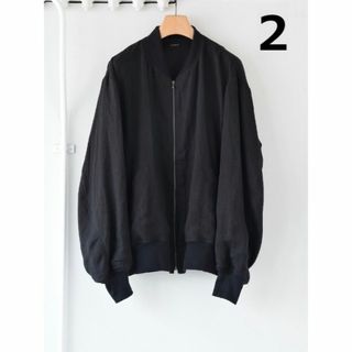 COMOLI - 未使用 COMOLI 24SS リネンWクロス ジップブルゾン 2