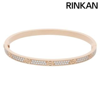 カルティエ(Cartier)のカルティエ  LOVE BRACELET PAVE DIAMONDS SM/ラブブレス K18PG PAVEダイヤブレスレット メンズ 16(ブレスレット)