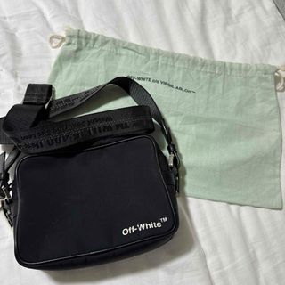 オフホワイト(OFF-WHITE)のOFF WHITE ロゴテープ ナイロンショルダーバッグ(ショルダーバッグ)