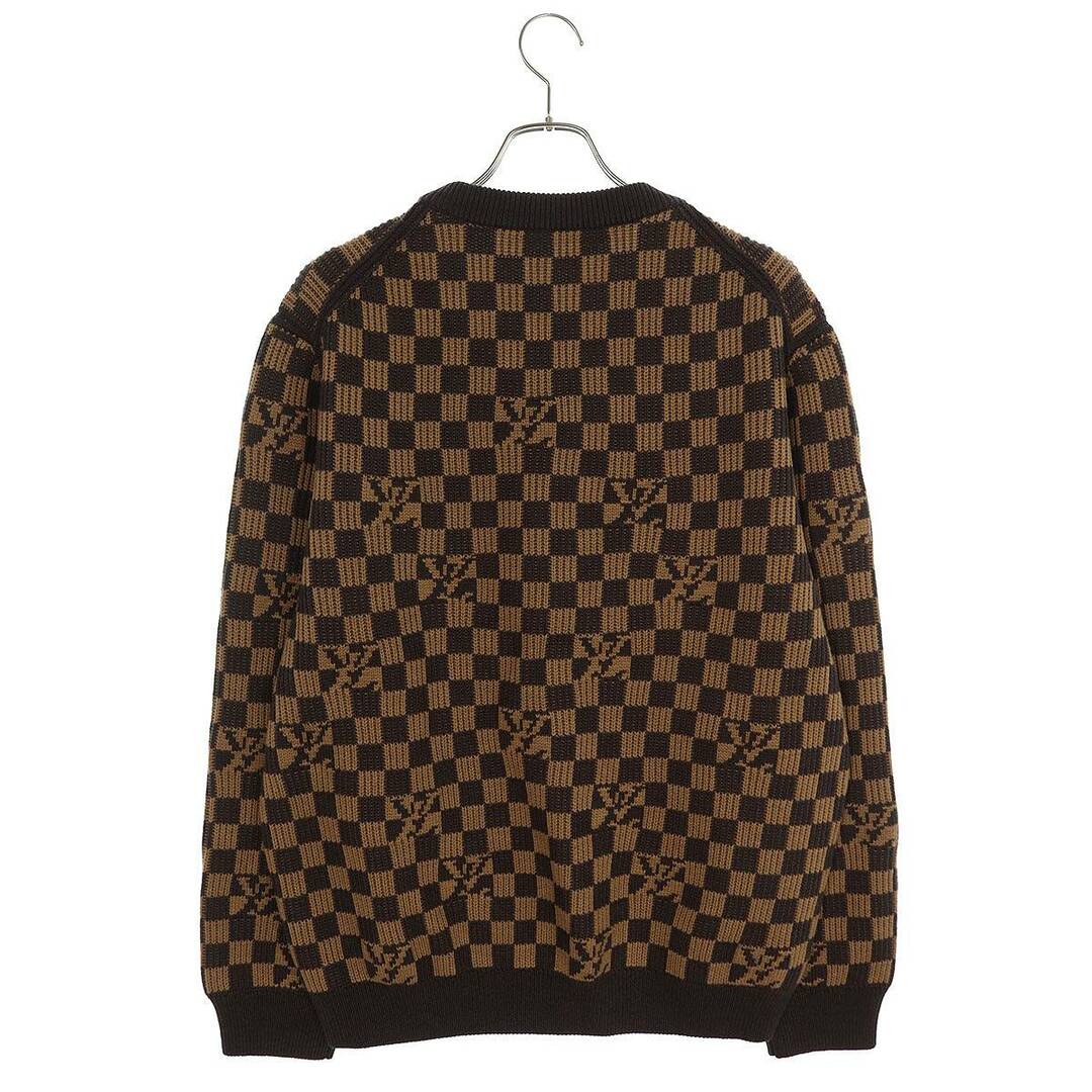 LOUIS VUITTON(ルイヴィトン)のルイヴィトン  21AW  RM212 ZLL HLN77W ダミエリブドクルーネックニット メンズ XXL メンズのトップス(ニット/セーター)の商品写真