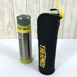 サーモス(THERMOS)のサーモス 山専ステンレスボトル 0.9L 保温ボトル 水筒 FFX-900 + 専用ボトルポーチ セット THERMOS FFX-900 LMG イエロー系(その他)