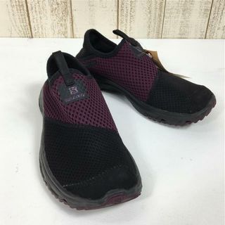 サロモン(SALOMON)のWOMENs 24.0cm サロモン リラックス モック 4.0 ウィメンズ RX MOC 4.0 W SALOMON L40674100 BLACK/BLACK/POTENT PURPLE パープル系(その他)