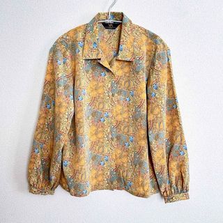 アートヴィンテージ(ART VINTAGE)の【 V&A museum 】　ウィリアムモリス　レトロ　総柄　シャツ　ブラウス(シャツ/ブラウス(長袖/七分))