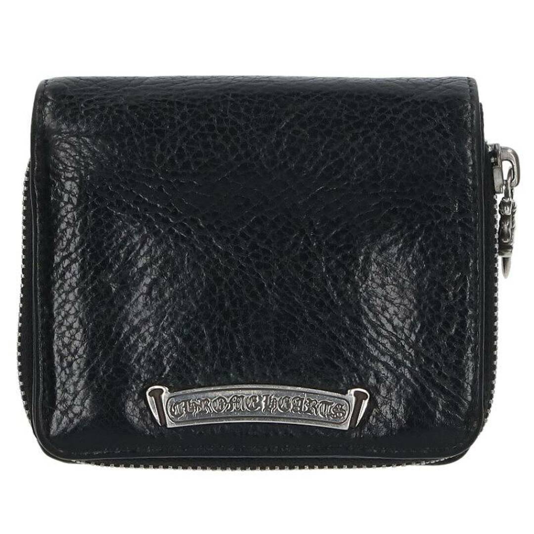 Chrome Hearts(クロムハーツ)のクロムハーツ  SQ ZIP BILL/スクエアジップビル ラウンドジップレザーウォレット財布 メンズ ハンドメイドのファッション小物(財布)の商品写真