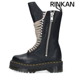 リックオウエンス(Rick Owens)のリックオウエンス ×ドクターマーチン Dr.Martens  1918 18 EYE BOOTS レースアップサイドジップブーツ メンズ 37(ブーツ)