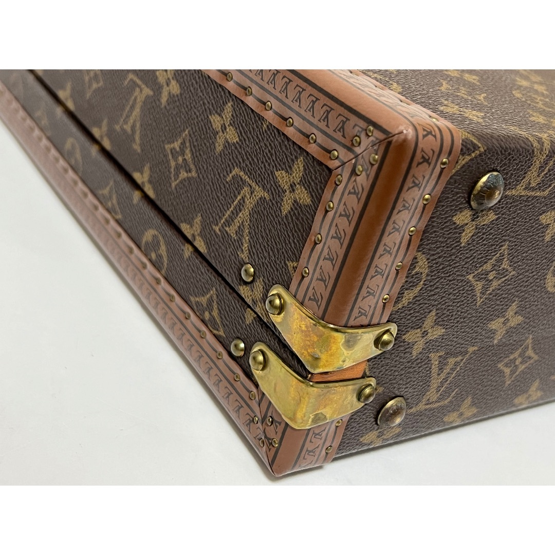 LOUIS VUITTON(ルイヴィトン)のLOUIS VUITTON ルイヴィトン モノグラム プレジデント トランク アタッシュケース ビジネスバッグ ハードケース ヴィンテージ M53012 美品 メンズのバッグ(ビジネスバッグ)の商品写真