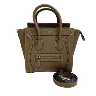 セリーヌ(celine)の　セリーヌ CELINE ラゲージ ナノショッパー 189243 スリ カーフ レディース ハンドバッグ(ハンドバッグ)