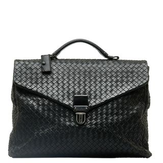 ボッテガヴェネタ(Bottega Veneta)のボッテガヴェネタ イントレチャート ブリーフケース ビジネスバッグ レザー メンズ BOTTEGAVENETA 【230-46750】(ビジネスバッグ)