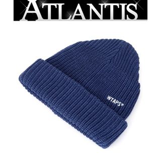 【広尾店】ダブルタップス WTAPS ニット帽 ビーニーキャップ ネイビー 【13742】