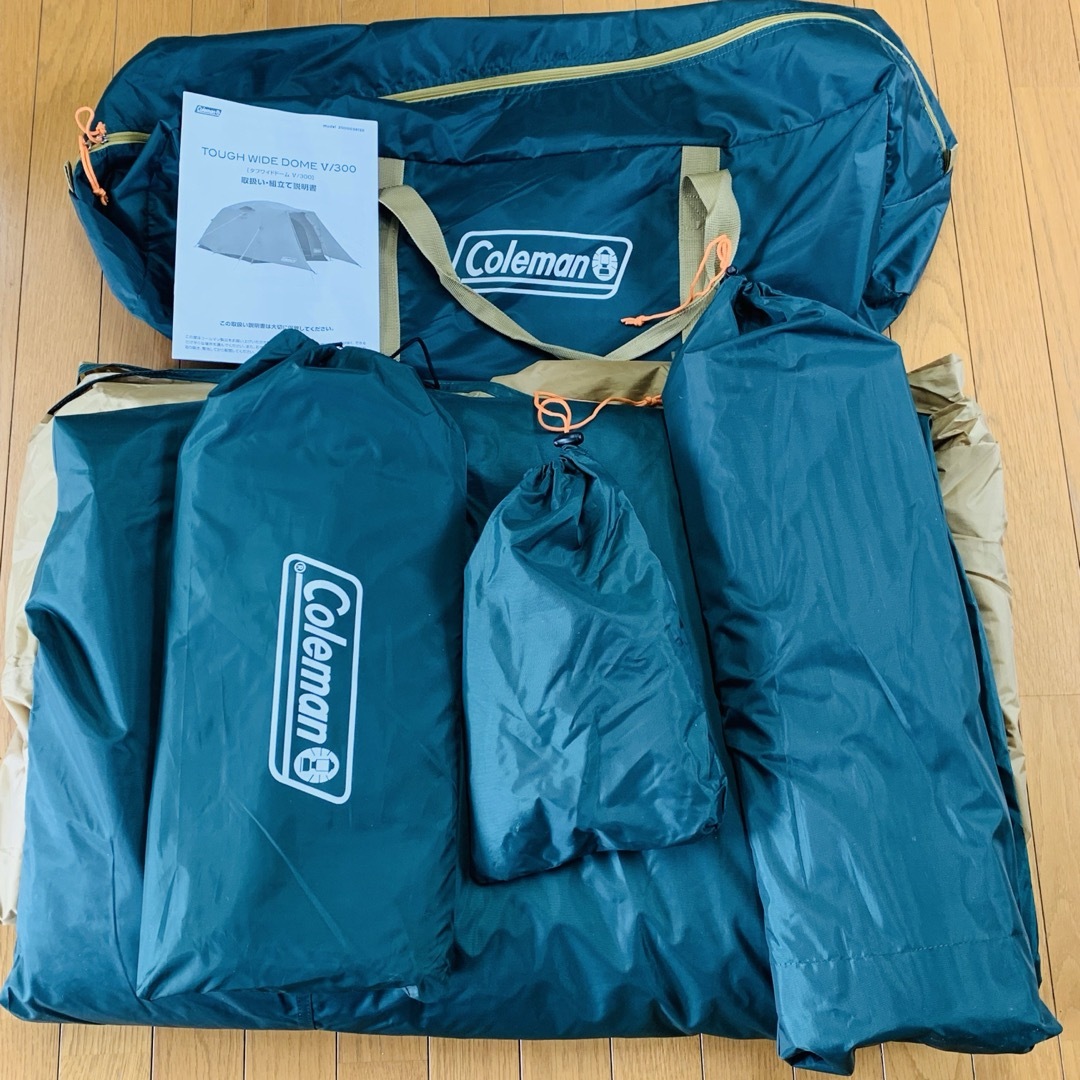 Coleman(コールマン)の【美品】 Coleman TOUGH WIDE DOME V/300  テント スポーツ/アウトドアのアウトドア(テント/タープ)の商品写真