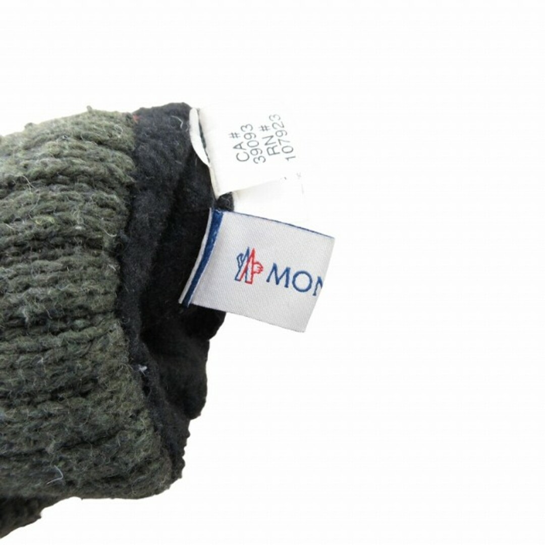 MONCLER(モンクレール)のモンクレール MONCLER  ニットグローブ   緑   0411 ■SH メンズのファッション小物(手袋)の商品写真