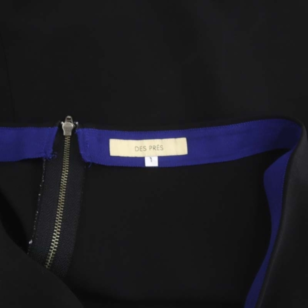 DES PRES(デプレ)のデプレ トゥモローランド アセテートフレアミニスカート 1 黒 ブラック レディースのスカート(ミニスカート)の商品写真
