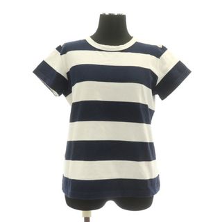 アニエスベー(agnes b.)のアニエスベー ワイドボーダークルーネックコンパクトTシャツ カットソー 半袖(Tシャツ(半袖/袖なし))