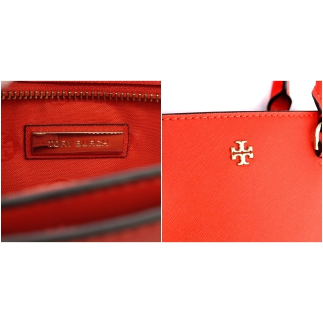 Tory Burch(トリーバーチ)のトリーバーチ TORY BURCH トートバッグ ハンドバッグ レザー 赤 レディースのバッグ(トートバッグ)の商品写真