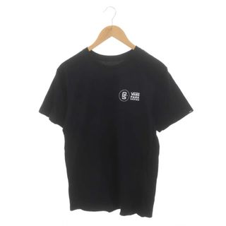 ヴァンズ(VANS)のバンズ VANS バックプリントTシャツ カットソー 半袖 M 黒 白(Tシャツ/カットソー(半袖/袖なし))