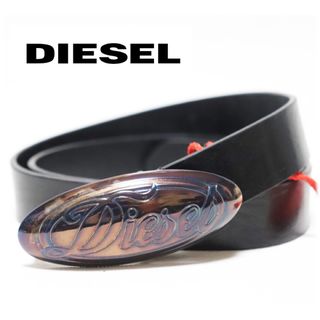 ディーゼル(DIESEL)の《ディーゼル》新品 イタリア製 メタルバックルレザーベルト (85cmまで対応)(ベルト)