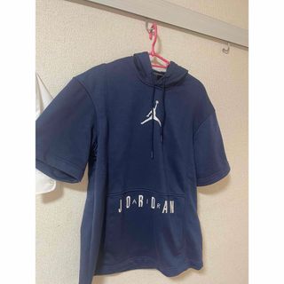 AIRJORDANジョーダン半袖パーカーSサイズ(パーカー)