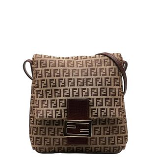 フェンディ(FENDI)のフェンディ ズッキーノ 斜め掛け ショルダーバッグ 8BT075 キャンバス レディース FENDI 【228-48042】(ショルダーバッグ)