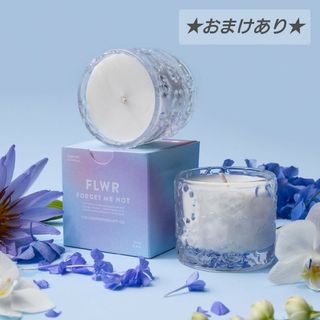 [⭐︎おまけ付き⭐︎] FLWR キャンドル(ブルー)(アロマ/キャンドル)