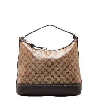 グッチ(Gucci)のグッチ GGクリスタル ワンショルダーバッグ ハンドバッグ 336650 PVC レディース GUCCI 【228-48182】(ショルダーバッグ)